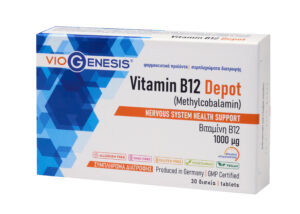 VioGenesis Vitamin B12 [Methylcobalamin] 1000 μg Depot 30 tabs