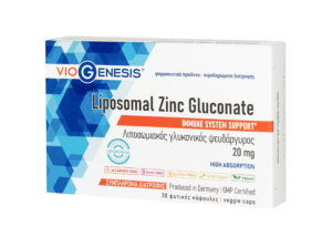 VioGenesis Liposomal Zinc Gluconate 20 mg 30 caps